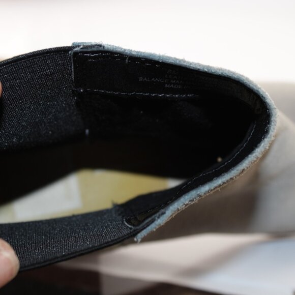 Dolce Vita Womens Cyndie Boot Size 8 Taupe Gray Suede Block Heel Chelsea Bootie - Picture 11 of 12